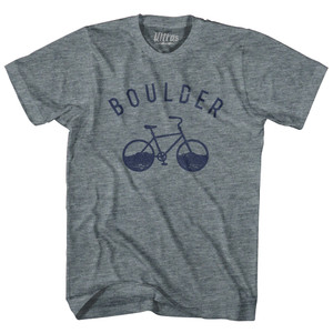 Boulder Bike Adult Tri-Blend T-shirt - Athletic Grey