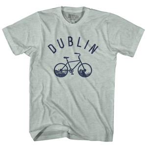 Dublin Bike Adult Tri-Blend T-shirt - Athletic Cool Grey