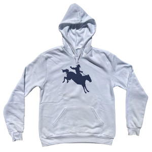 Rodeo Cotton-Poly Blend Hoodie - White