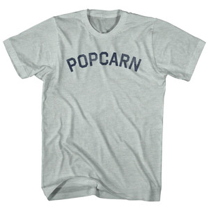 Popcarn (Popcorn With An A) Adult Tri-Blend T-shirt - Athletic Cool Grey Popcarn (Popcorn With An A) Adult Tri-Blend T-shirt - Athletic Cool Grey