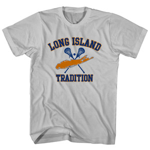Long Island Tradition Adult Cotton T-Shirt - Cool Grey