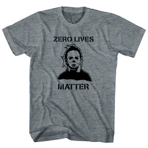 Zero Lives Matter Scary Halloween (Black Art) Womens Tri-Blend Junior Cut T-Shirt - Athletic Grey Zero Lives Matter Scary Halloween (Black Art) Womens Tri-Blend Junior Cut T-Shirt - Athletic Grey