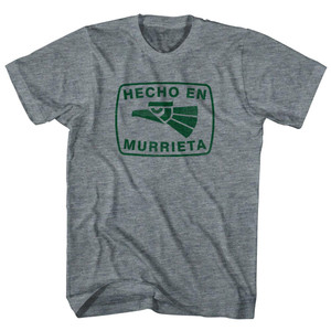 Hecho En Murrieta Eagle Youth Tri-Blend T-shirt - Athletic Grey