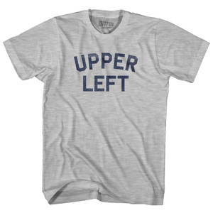 Upper Left Youth Cotton T-shirt - Grey Heather Upper Left Youth Cotton T-shirt - Grey Heather