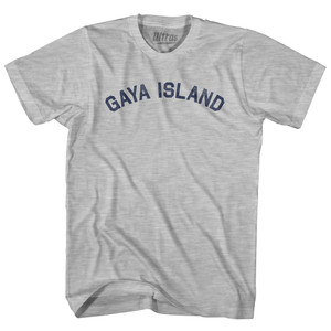 Gaya Island Adult Cotton T-shirt - Grey Heather