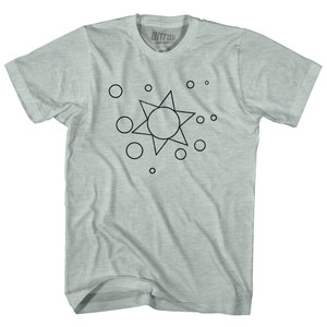 Annunaki Sumarian Astrology Adult Tri-Blend T-shirt - Athletic Cool Grey Annunaki Sumarian Astrology Adult Tri-Blend T-shirt - Athletic Cool Grey