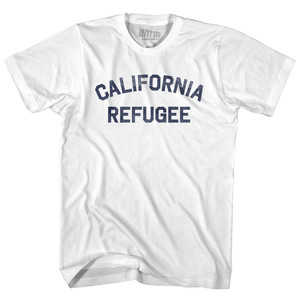 California Refugee Adult Cotton T-shirt - White