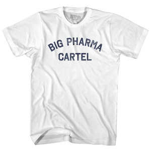 Big Pharma Cartel Youth Cotton T-shirt - White Big Pharma Cartel Youth Cotton T-shirt - White