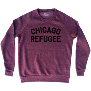 Chicago Refugee Adult Tri-Blend Sweatshirt - Cardinal