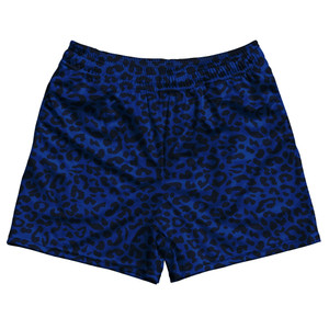 Cheetah Two Tone Royal Blue Rugby Shorts Made In USA - Royal Blue Cheetah Two Tone Royal Blue Rugby Shorts Made In USA - Royal Blue
