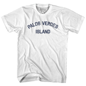 Palos Verdes Island Womens Cotton Junior Cut T-Shirt - White