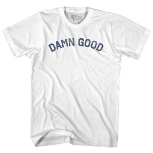 Damn Good Adult Cotton T-shirt - White