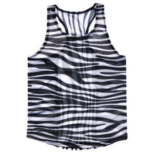 Ultras Sheer Zebra Micro-Mesh Running Tank Top Racerback Track And Cross Country Singlet Jersey Made In USA - Zebra Ultras Sheer Zebra Micro-Mesh Running Tank Top Racerback Track And Cross Country Singlet Jersey Made In USA - Zebra