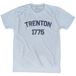 Trenton 1775 Adult Tri-Blend T-shirt - Athletic White