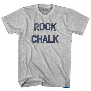 Rock Chalk Youth Cotton T-shirt - Grey Heather Rock Chalk Youth Cotton T-shirt - Grey Heather