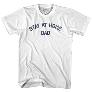 Stay At Home Dad Womens Cotton Junior Cut T-Shirt - White Stay At Home Dad Womens Cotton Junior Cut T-Shirt - White