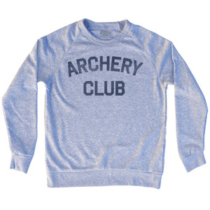 Archery Club Adult Tri-Blend Sweatshirt - Heather Grey