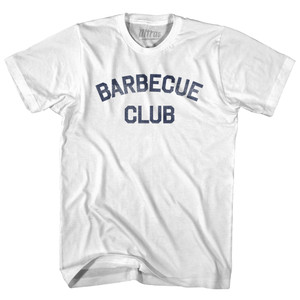 Barbecue Club Adult Cotton T-shirt - White Barbecue Club Adult Cotton T-shirt - White