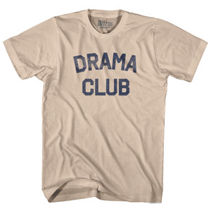 Drama club Adult Cotton T-shirt - Creme