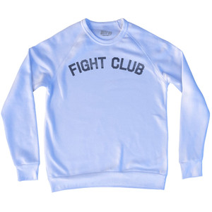 Fight Club Adult Tri-Blend Sweatshirt - White