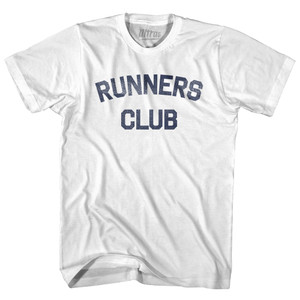 Runners Club Adult Cotton T-shirt - White