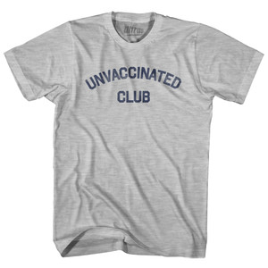 Unvaccinated Club Womens Cotton Junior Cut T-Shirt - Grey Heather Unvaccinated Club Womens Cotton Junior Cut T-Shirt - Grey Heather