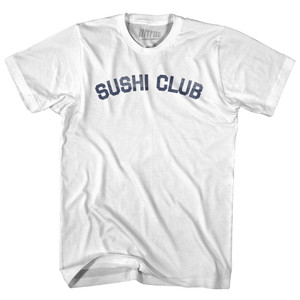 Sushi Club Womens Cotton Junior Cut T-Shirt - White