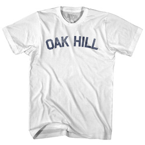 Oak Hill Adult Cotton T-shirt - White