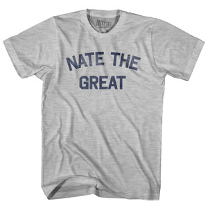 Nate The Great Youth Cotton T-shirt - Grey Heather Nate The Great Youth Cotton T-shirt - Grey Heather