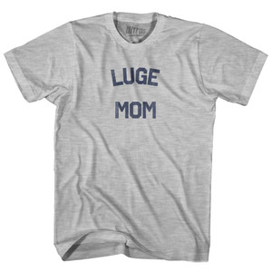 Luge Mom Youth Cotton T-shirt - Grey Heather Luge Mom Youth Cotton T-shirt - Grey Heather