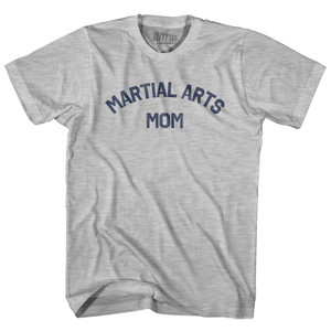 Martial Arts Mom Womens Cotton Junior Cut T-Shirt - Grey Heather Martial Arts Mom Womens Cotton Junior Cut T-Shirt - Grey Heather