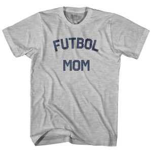 Futbol Mom Youth Cotton T-shirt - Grey Heather Futbol Mom Youth Cotton T-shirt - Grey Heather