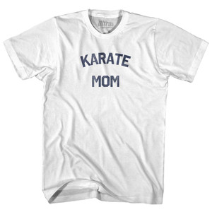Karate Mom Youth Cotton T-shirt - White Karate Mom Youth Cotton T-shirt - White