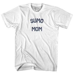 Sumo Mom Womens Cotton Junior Cut T-Shirt - White