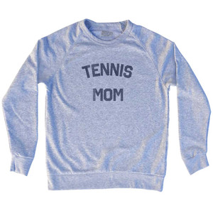 Tennis Mom Adult Tri-Blend Sweatshirt - Heather Grey