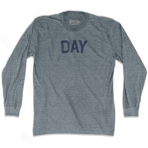 DAY Adult Tri-Blend Long Sleeve T-shirt - Athletic Grey