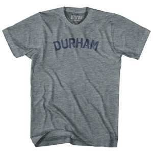 DURHAM Womens Tri-Blend Junior Cut T-Shirt - Athletic Grey