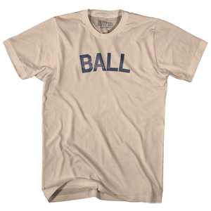 BALL Adult Cotton T-shirt - Creme