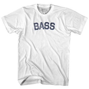 BASS Adult Cotton T-shirt - White