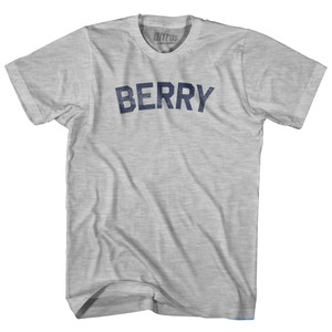 BERRY Womens Cotton Junior Cut T-Shirt - Grey Heather