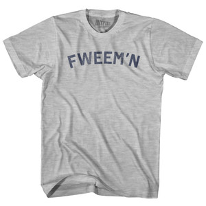 Fweemn Womens Cotton Junior Cut T-Shirt - Grey Heather