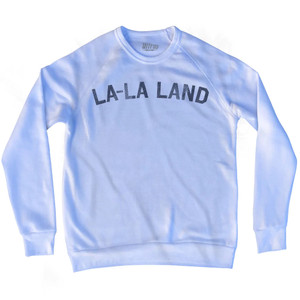 La La Land Adult Tri-Blend Sweatshirt - White La La Land Adult Tri-Blend Sweatshirt - White