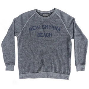 New Smyrna Beach Adult Tri-Blend Sweatshirt - Athletic Grey New Smyrna Beach Adult Tri-Blend Sweatshirt - Athletic Grey