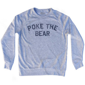 Poke The Bear Adult Tri-Blend Sweatshirt - Heather Grey Poke The Bear Adult Tri-Blend Sweatshirt - Heather Grey