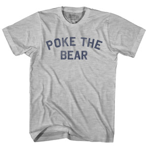 Poke The Bear Adult Cotton T-shirt - Grey Heather Poke The Bear Adult Cotton T-shirt - Grey Heather
