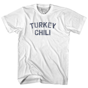 Turkey Chili Youth Cotton T-shirt - White Turkey Chili Youth Cotton T-shirt - White