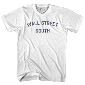 Wall Street Adult Cotton T-shirt - White