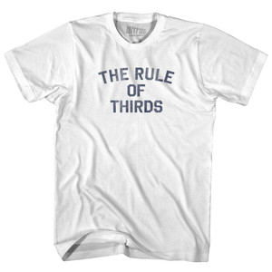 The Rule Of Thirds Youth Cotton T-shirt - White The Rule Of Thirds Youth Cotton T-shirt - White