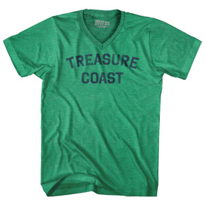 Treasure Coast Adult Tri-Blend V-neck T-shirt - Kelly