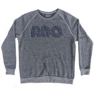 Albuquerque ABQ Airport Adult Tri-Blend Sweatshirt - Athletic Grey Albuquerque ABQ Airport Adult Tri-Blend Sweatshirt - Athletic Grey
